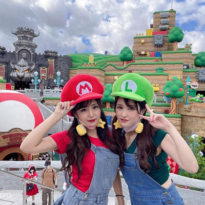 【マリオの双子コーデ】マリオルイージ双子コーデ