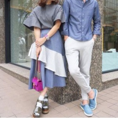 スウェット生地でおそろい