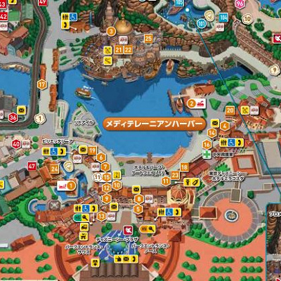 メディテレーニアンハーバーの地図| キャステル | CASTEL