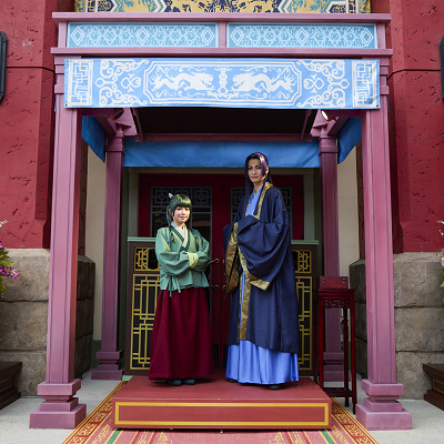 グリーティングできる猫猫と壬氏