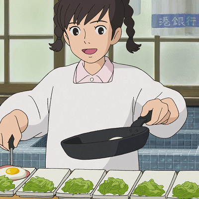 朝ごはんを作るメル