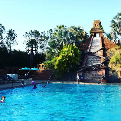 メキシカンスタイルのホテル