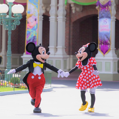 ミッキーとミニー