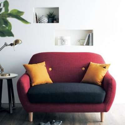 ミッキーカラーのソファー