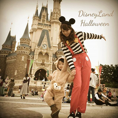 ミッキー＆ダッフィー親子仮装