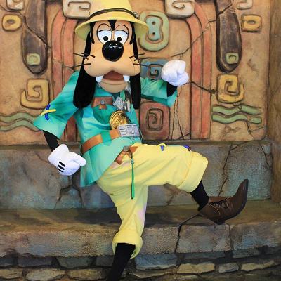 ミッキー＆フレンズ・グリーティングトレイル（グーフィー）