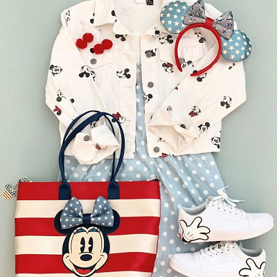 ミッキージャケットコーデ