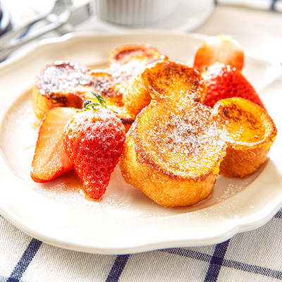 ミッキーシェイプのフレンチトースト