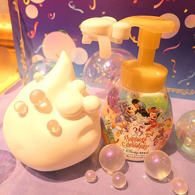 ミッキーシェイプのハンドソープ