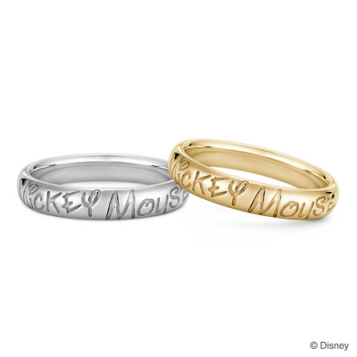 ミッキーサインの結婚指輪