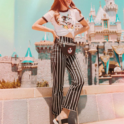 ミッキーTシャツコーデ④