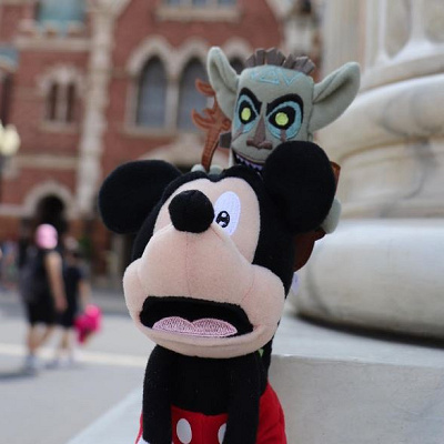 ミッキーがぶるぶるふるえる！