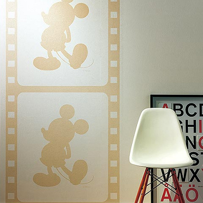 ミッキー／ビッグシルエットの壁紙