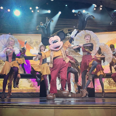 ミッキーの表情が生き生き！