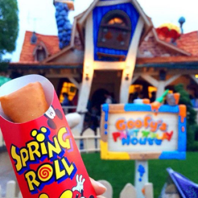 ミッキーのトレーラーのスプリングロール