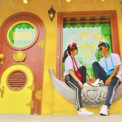 ミニオン・パークのバナナハウス