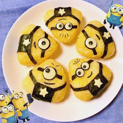 ミニオンおにぎり弁当