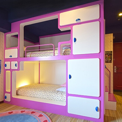 ミニオンルームのベッド