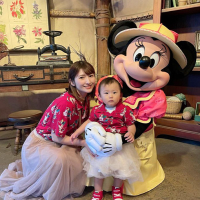 ミニーアロハシャツコーデ