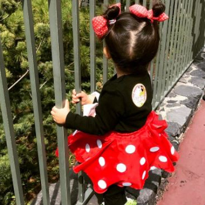 ミニーちゃん仮装