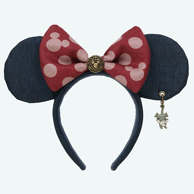 オポッサムチャーム付きのミニーマウスのカチューシャ