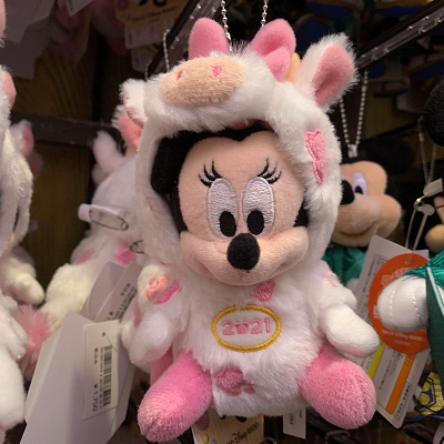 ミニーぬいぐるみバッジ