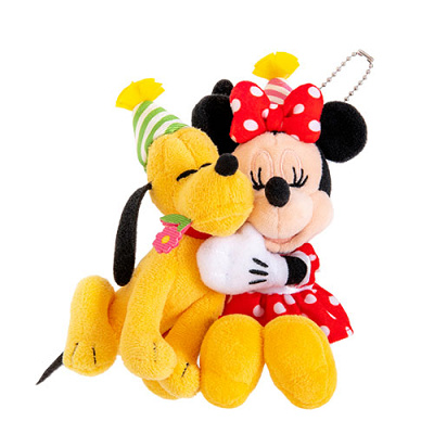 TokyoDisneyRestart ミニー&プルート 誕生日 ぬいぐるみバッジ ミニー&プルートぬいぐるみバッジ| キャステル | CASTEL