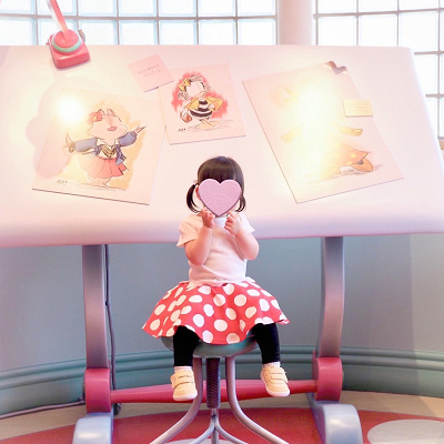 ミニーのスタイルスタジオのフォトスポット