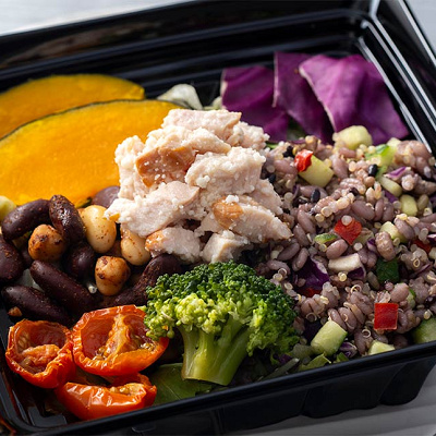 ミックスサラダ（スモークチキン＆チーズ）