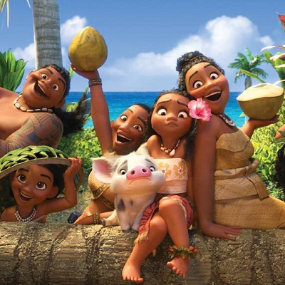 モアナと島の人々