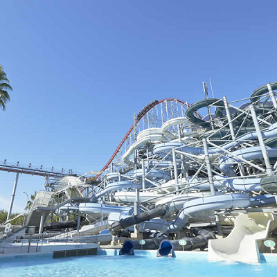 大迫力のアトラクションやスライダーのあるナガシマスパーランド