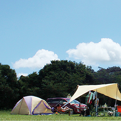 成田ゆめ牧場のキャンプ場