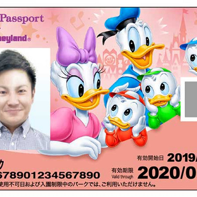 ＜新デザイン＞ディズニーランド年間パスポート【2019年3月26日（火）～2020年3月31日（火）】