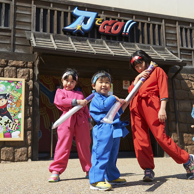 忍者修行道場　刀でGO