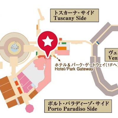 オチェーアノの地図