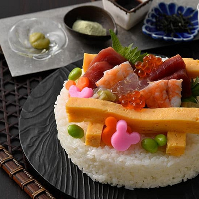 ディズニー公式レシピ集「祭りちらし寿司」