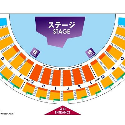 ワンピースプレミアショー席種（公式サイト）