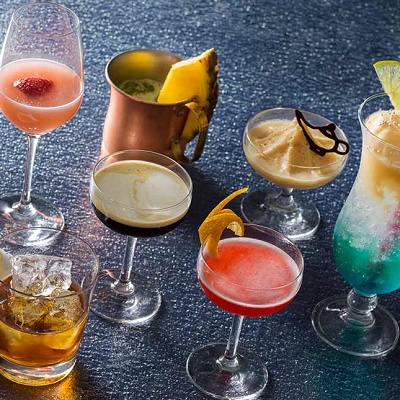 東京ディズニーシーのテーマポートをイメージしたオリジナルカクテル