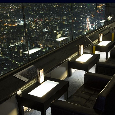 スカイカフェにあるペアシート