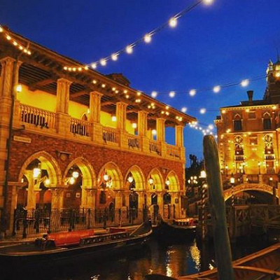 夜のパラッツォ・カナル