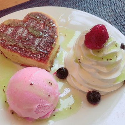 「グリムの森」のパンケーキ