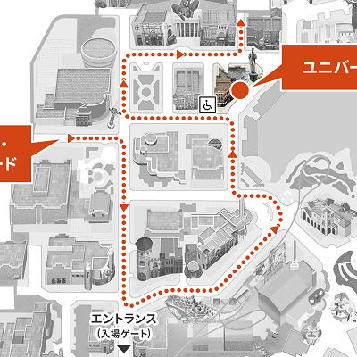 パレードのルート