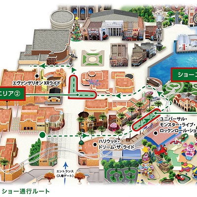 パレードルート・停止位置