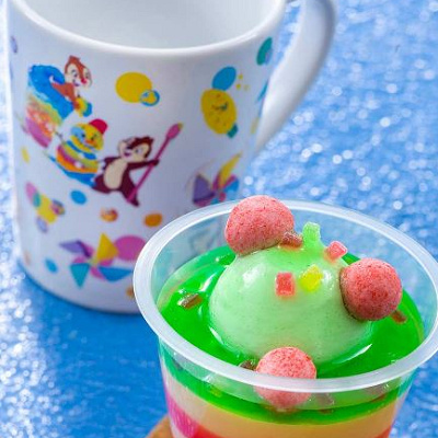 パッションフルーツとバナナのムース スーベニアカップ付き