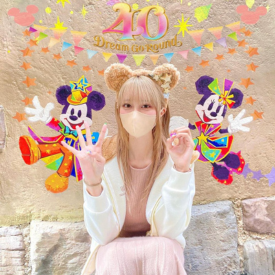 壁画デコレーションを活かした写真