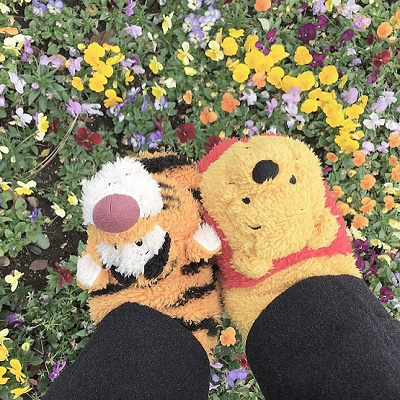 プーさんとティガーのミトン