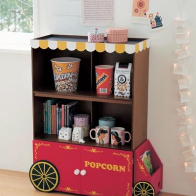 ポップコーンワゴン型ラック