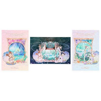 ディズニーメモ マスキングテープ♡ディズニーシー15周年 シール＆マスキングテープ（スライドジップケース付