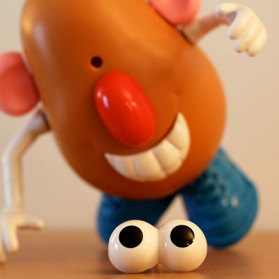 ジャガイモ頭のおもちゃ