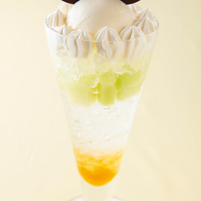 プレミアムフルーツフロート（メロン）